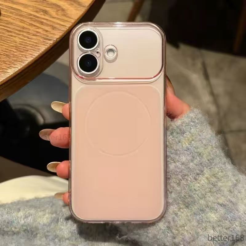Ốp Lưng Trong Suốt Từ Tính Cho IPhone 17 16 15 14 13 12 Pro Max Bảo Vệ Camera Siêu Mỏng Chống Sốc Thời Trang