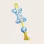 【Ready Stock】 New Pet Toy Molar Relieving Stuffy Dog Sound Toy Bone Shape Pet Essential Item Puppy Toy dXZZ