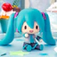 Hatsune Miku Q Phiên Bản FuFu Cười Biểu Hiện Ngồi Mini Hình Khung Xe Trang Trí Anime Sưu Tập Hình Đồ Chơi Dành Cho Người Hâm Mộ