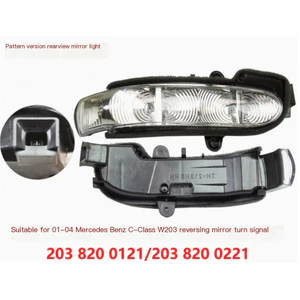 Thích hợp cho 2001-2004 Năm Mercedes-Benz C-Class W203 Gương Đảo Chiều Biến Họa Tiết Tín Hiệu Phiên Bản Gương Chiếu Hậu Ánh Sáng 2038200121