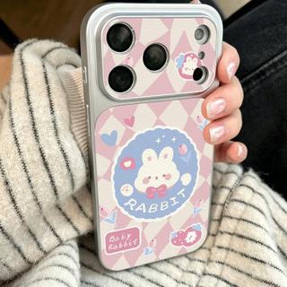 Thỏ tròn Linger Đối với iPhone 17/16Pro Corning Shell Dán da đơn giản mới