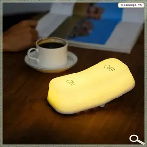 Đèn LED để bàn cảm biến trọng lực, sạc USB, ánh sáng vàng, dùng cho phòng ngủ, đầu giường