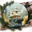 CIFbuy Stormy Seas Thuyền buồm Kim loại Tín hiệu Vintage Hải lý Nghệ thuật treo tường Retro Mộc mạc Trang trí tàu
