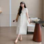 Đầm dài thanh lịch cho bà bầu mùa hè với thiết kế thời thượng của streamer