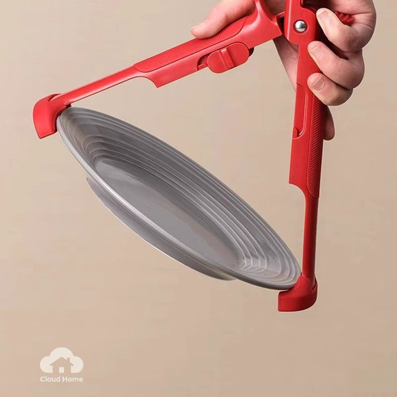 Kẹp chống bỏng 2 trong 1, kẹp chống trượt cho đĩa, kẹp bát, dụng cụ nhà bếp đa năng