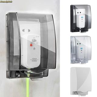 Vỏ bảo vệ công tắc HOMELYHUB, Vỏ cắm điện chống nước tự dính, Hộp cắm trong suốt chống nước 86 loại bền bỉ cho gia đình