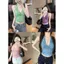 Mùa hè slim-fit croptop chấm bi gợi cảm với thiết kế in hình camisoleStreamer