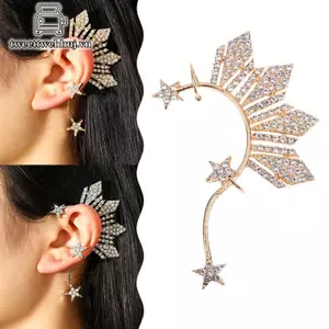 Kẹp tai hình ngôi sao kim cương giả Catriona xám chống xước lấy cảm hứng từ thiên văn VN
