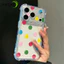 Ốp Điện Thoại Trong Suốt Chấm Bi Dopamine Nhiều Màu Sắc Cho Vivo Y77 Y77E Y76S Y76 Y75 Y73S Y73 Y72 Y70S Y70T Y67 Y66 Y58 Y55 Y52S Y51A Y51S Y51 Y50 Y50i Y50T Y39 5G 4G Vỏ Mềm Sang Trọng