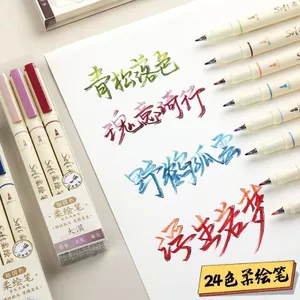 Changli Đất Nước Mới Màu Mềm Tranh Bút Bàn Chải Giá Trị Cao Đẹp Đầu Mềm Sinh Viên Thư Pháp Bút Nhỏ Màu Sổ Tay Bút