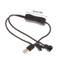 Cáp USB PYCOU, Bật Nguồn Điện Quạt 4 Pin, Có Công Tắc 40cm 1 Đến 2 Cáp Chuyển Đổi Công Tắc Nguồn