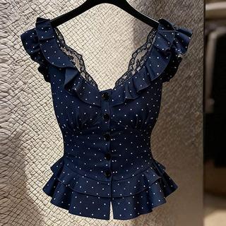 Vest Sling Nữ mùa hè thiết kế eo hẹp, phù hợp cho hot girl