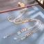 Phụ kiện tóc phong cách cổ Hanfu Trung Quốc với tua rua acacia và ngọc trai