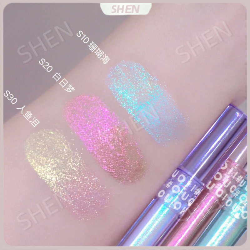 Liquid Fine Long Lanh Phấn Mắt Sequin Lấp Lánh Ngọc Trai Làm Đẹp Mỹ Phẩm Nằm Silkworm Liquid Eyeshadow