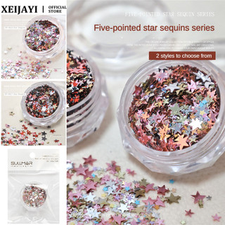 Móng Tay Nghệ Thuật Sequin Ngôi Sao Cổ Tích Nhỏ Lấp Lánh, Trang Trí Tiệm Làm Móng Tay