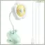 Quạt kẹp di động có đèn LED 360° Xoay Quạt Làm Mát Cá Nhân Thiết Kế Dễ Thương Quạt Sạc USB Cho Xe Đẩy Gia Đình Cắm Trại Xanh