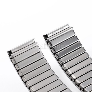 16 / 18mm S / M / L Co Giãn Stainelss Thép Đồng Hồ Mở Rộng Co Giãn Dây Đeo Đồng Hồ Kim Loại Cho Nam Nữ Vòng Tay Thay Thế