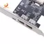 Thẻ ghi Video PCI-E 1X 1394 4 cổng DV HD Card Firewire 800 / 400 / 200 / 100Mbps Hỗ trợ trao đổi nóng cho máy tính để bàn