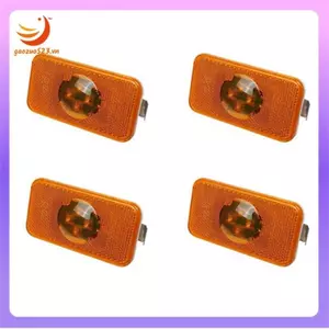 4 Đèn LED đánh dấu bên xe tải 24V Đèn báo màu hổ phách 4 đèn LED cho xe tải FM /