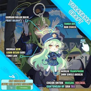 Gantungan Kunci Shupogaki Tachibana Blue Archive, Keychain Anime Lucu - Hikari