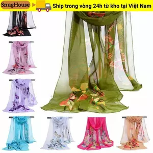 SNUGHOUSE Khăn Voan Dài Nữ Thời Trang Bướm
