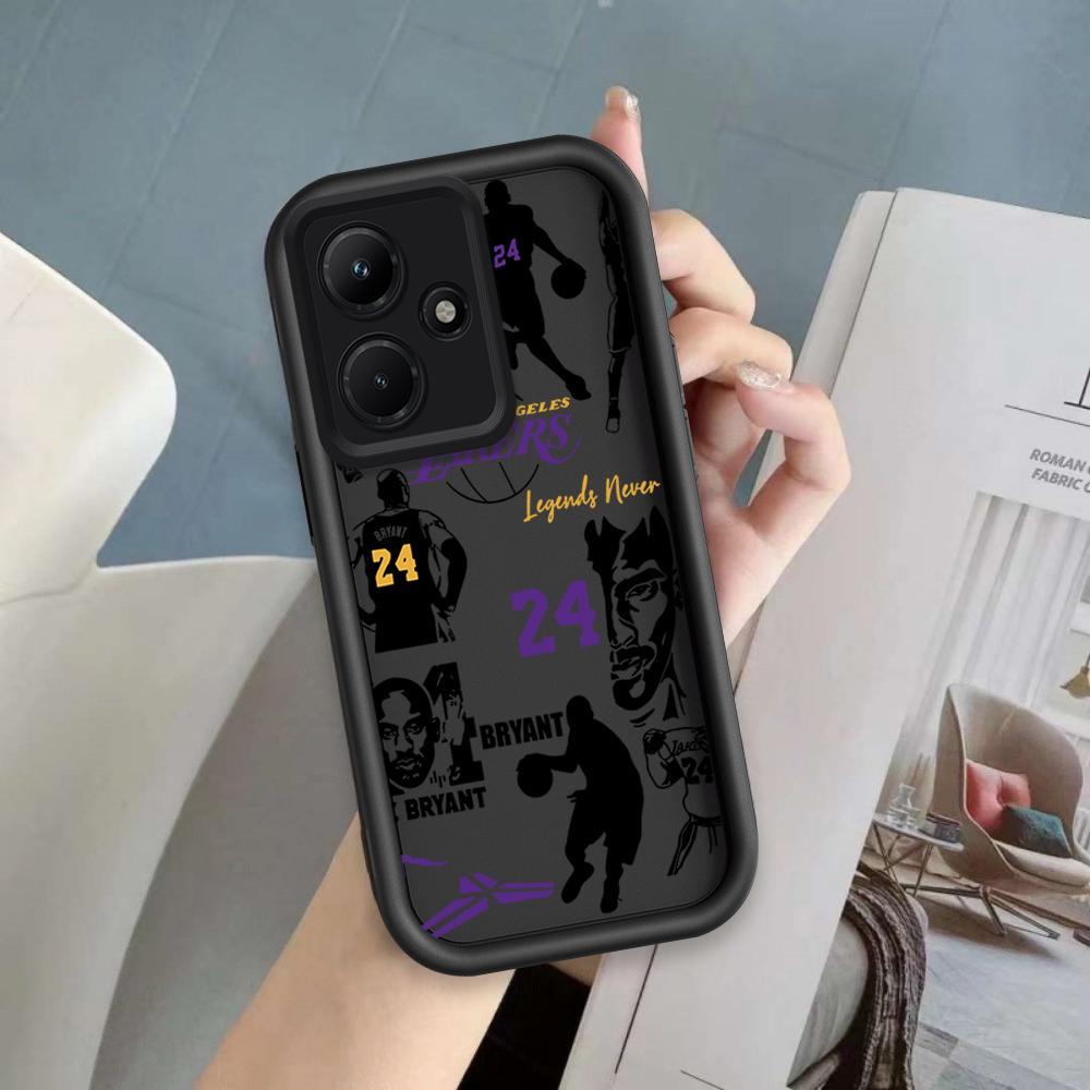 Ốp Lưng Cho Redmi 13 12 POCO M6 4G Hoạt Hình Silicon Mềm Ốp lưng TPU Số 23 24 Bóng Rổ NBA Angel Eye Ốp Lưng Chống Sốc