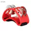 toyuvn ERYUE Bộ gõ trống Tambourine với 4 cặp thép không gỉ Jingles & dây đeo nhạc cụ đàn hồi để đệm cajon
