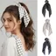 IFASIN Chấm Bi Voan Scrunchies, Dây Buộc Tóc Co Giãn Thông Thường Phong Cách Dễ Thương, Quà Tặng Thiết Kế Nơ Thanh Lịch Dây Buộc Tóc Nữ Mặc Hàng Ngày