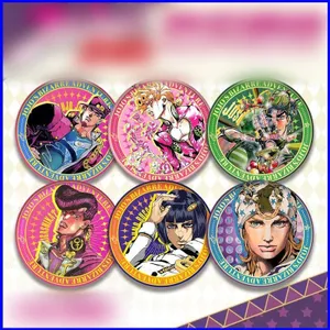 SQ3 JoJos Bizarre Adventure PET Đôi Flash Huy Hiệu Quà Tặng Cho Bạn Gái Anime Ngoại Vi Bộ Sưu Tập Lưu Niệm QS3