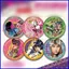 SQ3 JoJos Bizarre Adventure PET Đôi Flash Huy Hiệu Quà Tặng Cho Bạn Gái Anime Ngoại Vi Bộ Sưu Tập Lưu Niệm QS3