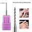 TRTR 1 Cái Móng Tay Nghệ Thuật Đục Lỗ Đầu Mài Thép Vonfram Mũi Khoan Móng Tay Có Đế DIY Punk Phong Cách Móng Tay Quyến Rũ Dụng Cụ Làm Móng Tay Phụ Kiện Máy VN