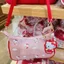 Túi đeo nách màu hồng HelloKitty Nữ hoạt hình dễ thương Túi đeo vai nơ đỏ thời trang di động