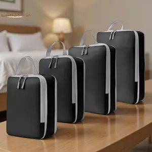 TRTR 8 Chiếc Cubepress Túi Bảo Quản Du Lịch Hộp Du Lịch Thoáng Khí Và Có Thể Gập Lại Por VN