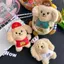E-WOITD Hoạt Hình Sang Trọng Búp Bê Chó Con Mặt Dây Chuyền Búp Bê Dễ Thương Trang Trí Mặt Dây Chuyền Bapa Mặt Dây Chuyền Trang Trí Quà Tặng E-WOITD