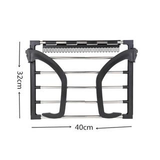 Giá phơi LOVIVER Máy sấy quần áo di động Móc treo đồ giặt có thể thu vào Giá đỡ khăn bằng thép không gỉ Có thể gập lại Airer Thích hợp cho Balconies Windowsill