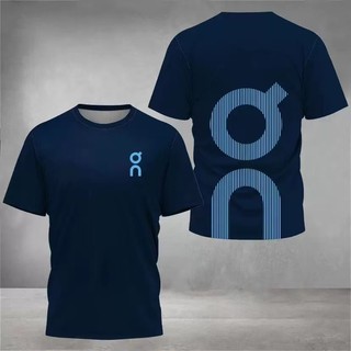 [Readystock] On Running Men 's Running Áo thun ngắn tay 100% Cotton chất lượng cao