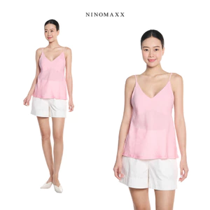 Áo Hai Dây Nữ Chất Linen Màu Pastel Thời Trang Trẻ Trung NINOMAXX 2410016