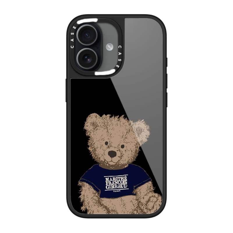 CASECASE X Marithe Bear Case Chống Trầy Xước Từ Hút Kính Dành Cho IPhone 17 Air 16 15 14 Pro Max Plus Ốp Lưng Cứng Có Hộp Khắc logo