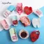 AqToCna 1 Cái Hoạt Hình Ba Của Đầu Đuôi Ngựa Nửa Dây Buộc Tóc Cá Mập Cao Cấp Kẹp Màu Áo Thuốc Trái Tim Y Tế Series Lấy Kẹp AqToCna
