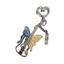 Unstop * Độc Đáo Bướm Bass Guitar Móc Khóa Chủ Đề Âm Nhạc Mát Mẻ Hợp Kim Handmade Cho Nữ Thanh Thiếu Niên Trang Trí Thời Trang