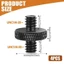 4 Bộ chuyển đổi ren nam sang nam 4 inch cho phụ kiện gắn chân máy ảnh