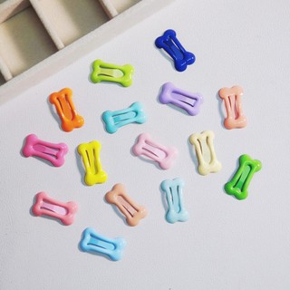 Bộ kẹp tóc hình xương - Kẹp BB đầy màu sắc cho bé gái - 3 cái mỗi gói