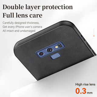 Samsung NOTE9 SM-N9600 SM-N960F SCV40 NOTE 9 SM-N960U SM-N960U1 SM-N960N SM-N960W SM-N960X Vỏ chống rơi và hấp thụ sốc làm bằng vỏ cứng thân thiện với da cho vỏ giữ nhẫn