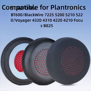 STABFOAM 1 Cặp Đệm Tai Nghe, Miếng Đệm Tai Nghe Lưới Bóng Đá Thay Thế, Cho Plantronics BT600 BlackWire 7225 5200 5210 5220 Voyager 4320 4310 4220 4210 Focus B825