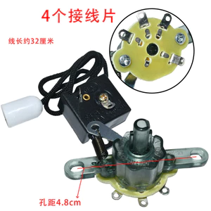 Quạt điện EKYE Công tắc ba tốc độ Công tắc bánh răng Công tắc dây kéo xoay 3 tốc độ Quạt treo tường Dây kéo Công tắc bánh răng