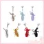 COO Mini Ballet Giày Charm Móc Khóa Trang Trí Ruy Băng Mềm Lý Tưởng Cho Nhẫn Chìa Khóa Và Phụ Kiện Thời Trang