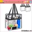 Túi đựng đồ ăn trưa ORDOBOX, có túi đeo vai PVC có dây kéo, túi Tote trong suốt dung tích lớn