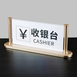 5T8R Khách sạn Sảnh Bàn Trước Tiền Mặt Máy Tính Đứng Ký Bàn Thẻ Hiển Thị Ký Hiệu Tiền Mặt Đăng Ký Ký Ký Lễ Tân Ký Bàn Ký