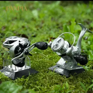 PNPIA- Giá đỡ màn hình cuộn dây câu Acrylic Giá đỡ cuộn dây quay Ra bền chống trượt nước thả bánh xe hỗ trợ
