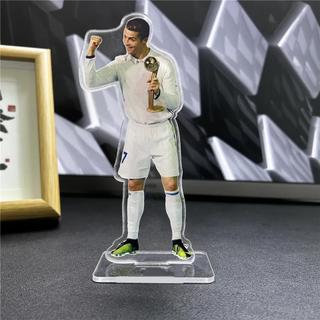 Cristiano Ronaldo Messi Football Star Craft Standing Brand Acrylic Humanoid Standing Plate Home Decoration Soccer Orn